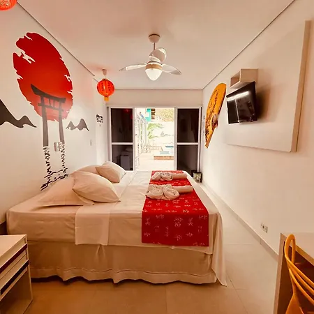 Suites Em Cantos Do Mundo, Encontre Paz Nessa Micro Regiao Ecologica, Proximo As Praias Do Guaiuba E Do Tombo Guarujá Exterior photo